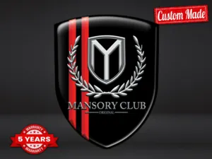 Mansory Loghi Silicone Auto Edizione Tuning Alta Qualità